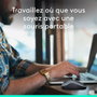 Logitech M185 Souris sans fil Rouge