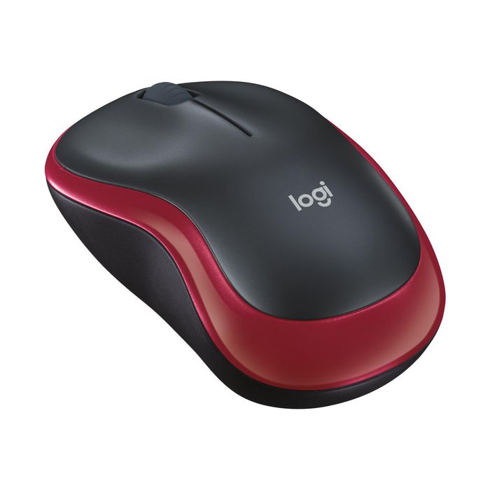 Logitech M185 Souris sans fil Rouge
