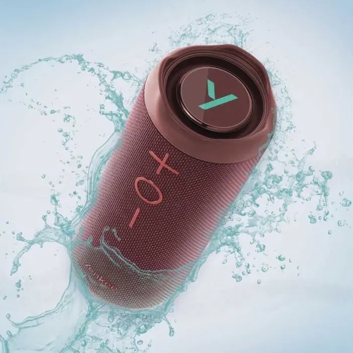 Enceinte Bluetooth YENKEE ELEMENT VIENTO YSP 40RD, 40 W, Son Spatial, IPX6, Bluetooth 5.3, TWS, Batterie 2500 mAh, Appel Mains Libres