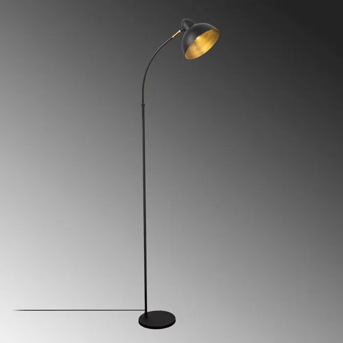 D By M.Red Lampadaire Mansion Noir et Antique