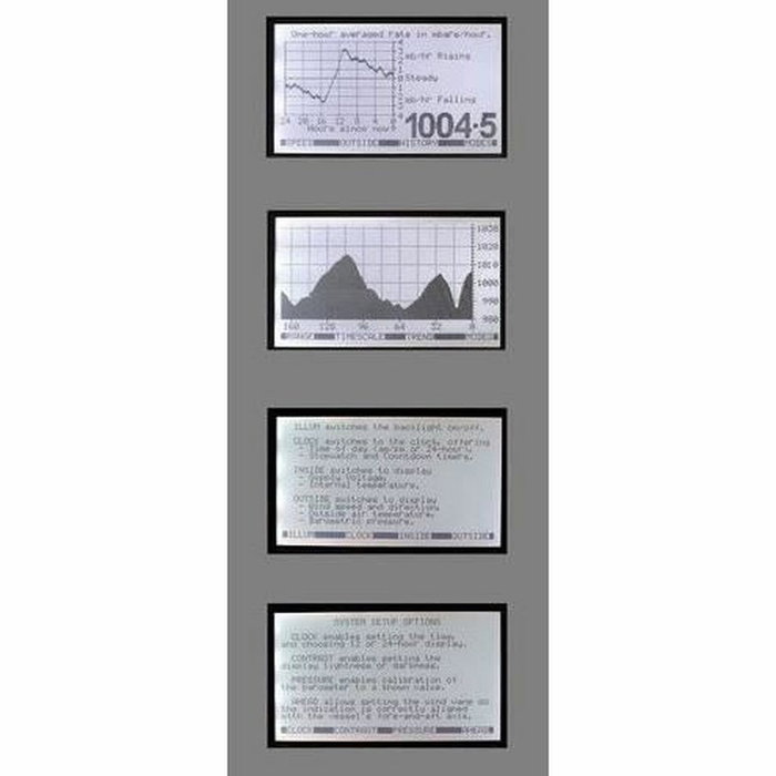 NASA MeteoMan Baromètre électronique Noir