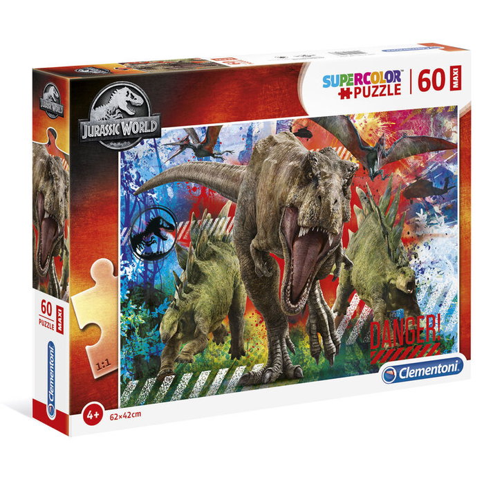 Clementoni Puzzle Maxi Jurassic World 60 pièces