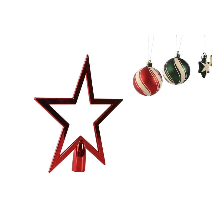 Boules de Noël Home ESPRIT Rouge Vert Polyéthylène 21 x 6,5 x 27 cm (53 Pièces) Boules de Noël Home ESPRIT Rouge Vert Polyéthylène 21 x 6,5 x 27 cm (53 Pièces)