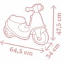 Smoby Porteur scooter Rose avec coffre à jouets