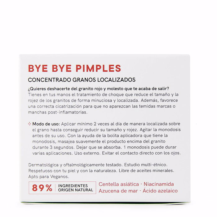 Lullage BYE BYE PIMPLES Ampoules concentrées anti-boutons 5 x 1 ml