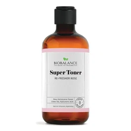Bio Balance Super Toner Re-Fresher Rose, Hydratant & Tonifiant, 250 ml