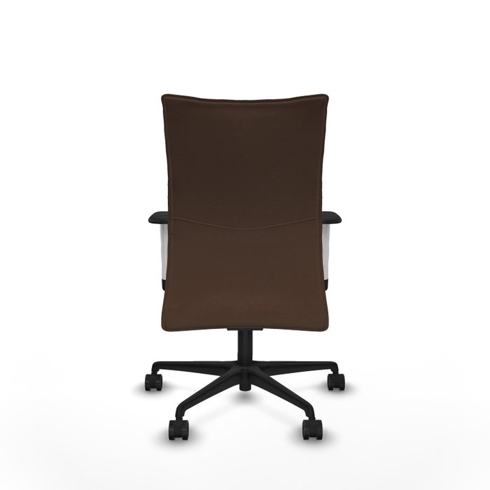 Piqueras Y Crespo Chaise de bureau Albacete confidente, Marron foncé Piqueras Y Crespo Chaise de bureau Albacete confidente, Marron foncé