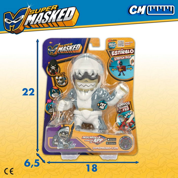 Figurine d’action Eolo Super Masked Jaw Boy 14 x 16 x 8,5 cm Élastique (12 Unités) Figurine d’action Eolo Super Masked Jaw Boy 14 x 16 x 8,5 cm Élastique (12 Unités)