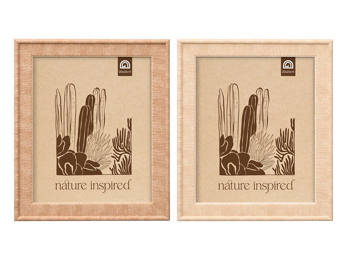 GIFTDECOR PORTAFOTOS RELIEVE SURT 2 20X25CM en Madera