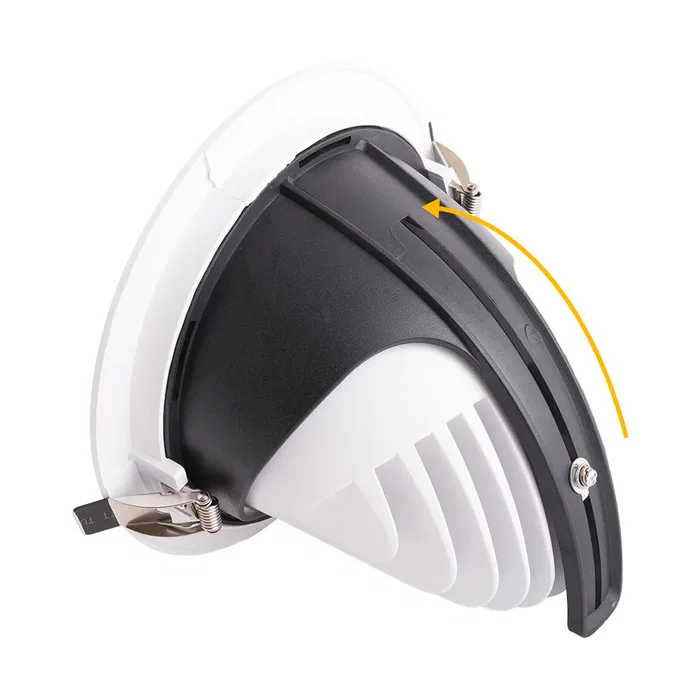 Foco Downlight LED 40W 6000Lm 2700K Circular Orientable Blanc chaud