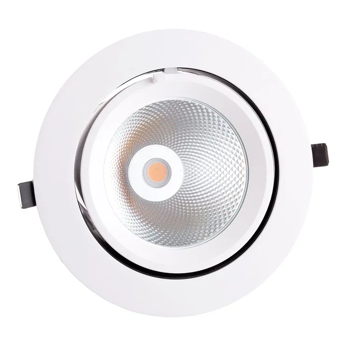 Foco Downlight LED 40W 6000Lm 2700K Circular Orientable Blanc chaud