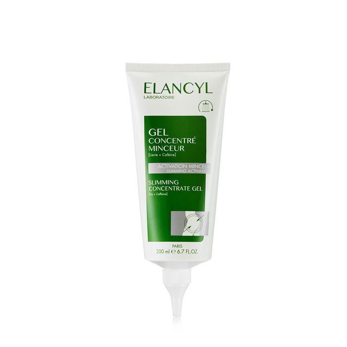 Elancyl Étui de Massage Slim Anti-Cellulite avec Gel 200ml, 2 Pièces pour Femme