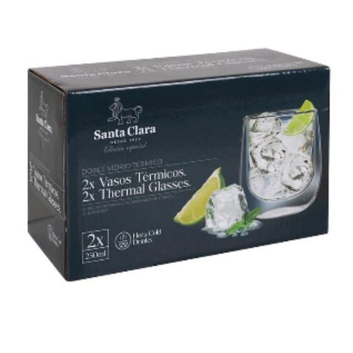 Inde Set de Verres Santa Clara 250 ml, 2 Pièces