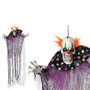 BigBuy Carnival Clown Maléfique Halloween avec Cheveux Orange et Lumière 120cm