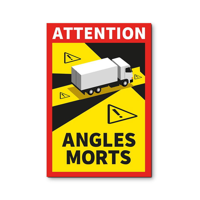 Adhésifs EDM 02188 Angles Morts 17 x 25 cm Camion 3 Unités Adhésifs EDM 02188 Angles Morts 17 x 25 cm Camion 3 Unités