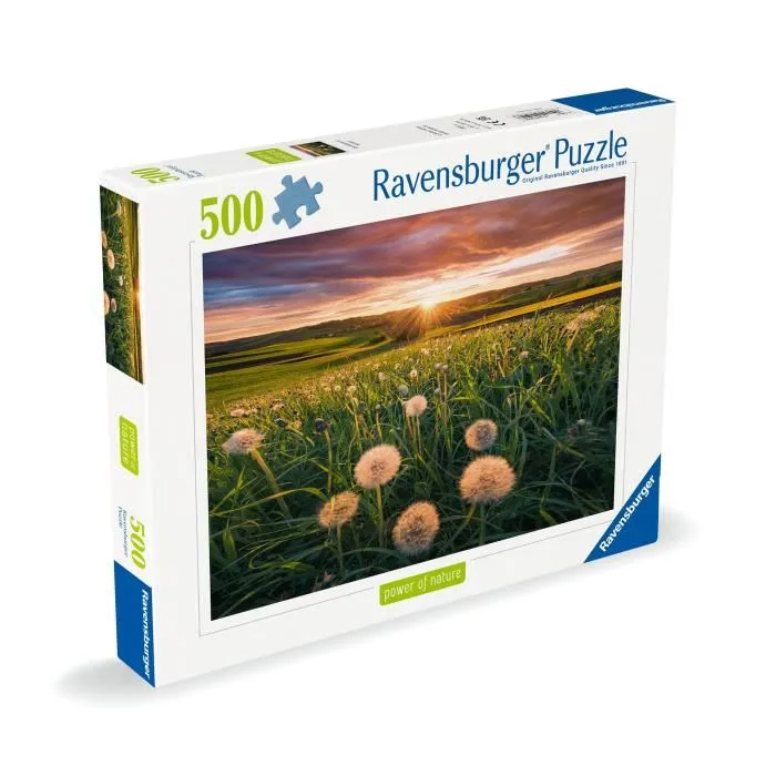 Ravensburger Puzzle 12000592 - 500 Pièces - Pissenlits au Crépuscule - Qualité Supérieure - Dès 12 Ans