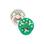 Bibs Sucette bébé Studio Colour Ronde T2 Petal Cactus - Pack de 2