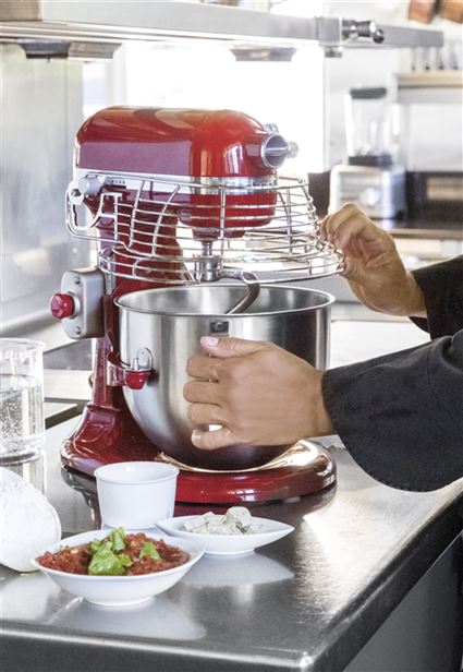 KitchenAid 5KSM7990-X-EER Robot Cuiseur Professionnel Rouge - Capacité 6,9 Litres avec Motorisation Directe et Agitateur Planétaire