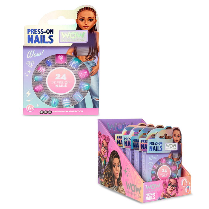 Kids Licensing Set de 24 Ongles Adhésifs Wow00178 Enfants - À partir de 6 Ans Kids Licensing Set de 24 Ongles Adhésifs Wow00178 Enfants - À partir de 6 Ans