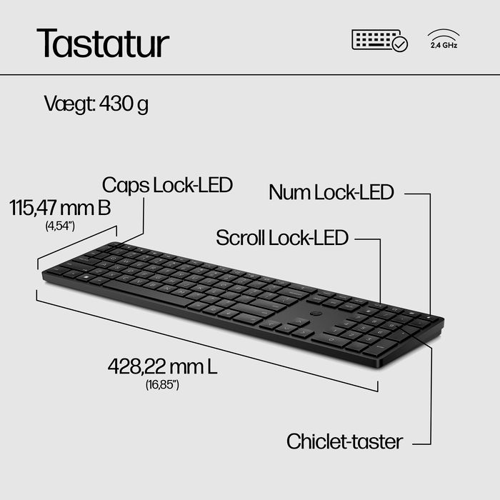 HP Clavier et souris sans fil Ensemble HP 650 - Souris ergonomique, clavier AZERTY FR durable avec plastiques recyclés et résistant aux désinfectants HP Clavier et souris sans fil Ensemble HP 650 - Souris ergonomique, clavier AZERTY FR durable avec plastiques recyclés et résistant aux désinfectants