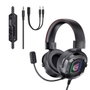 Conceptronic ATHAN03B Casque Gaming Filaire Jack 3,5 mm RGB Noir