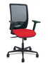 PIQUERAS Y CRESPO Chaise Zulema Synchro Rouge et Noir