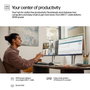 HP Series 5 Pro 527pm - Écran de conférence 27 pouces QHD USB-C avec webcam IA 5 Mpx Poly Studio, connectivité double PC, réglage 4 directions, 100 W, Eye Ease