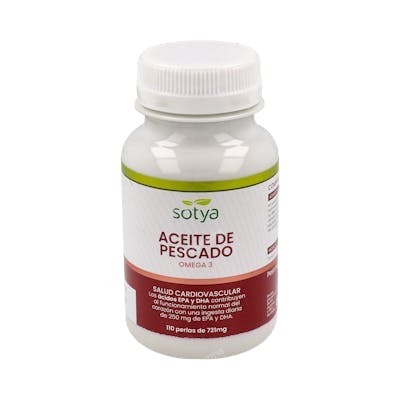 SOTYA Huile de Poisson Omega 3 EPA 500mg 110 perles SOTYA Huile de Poisson Omega 3 EPA 500mg 110 perles