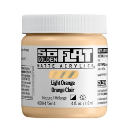 Golden SoFlat Peinture Acrylique Orange Clair 118 ml