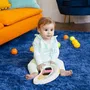 Bright Starts Trotteur Bébé Tiny Trek 2 en 1 Pliable avec Animaux Jungle, Musique et Lumières - Cadeau Bébé