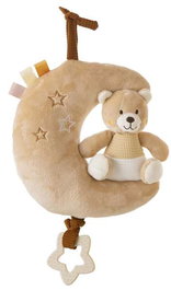 Creaciones Llopis Luna - Boîte à musique ours beige 25 cm, avec son, en polyester, pour enfant 12 mois et plus