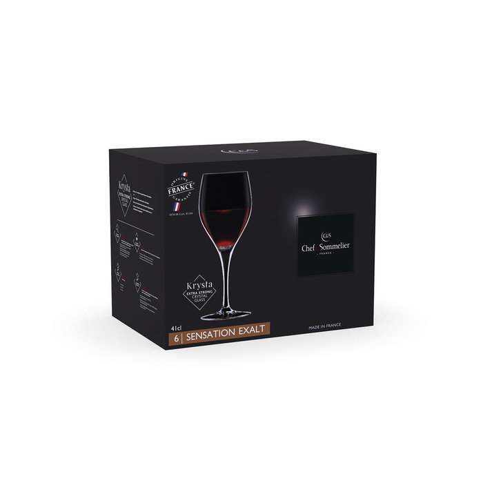 Chef&Sommelier Set de Verres Sensation Exalt Ec Transparent 410 ml (6 Unités)