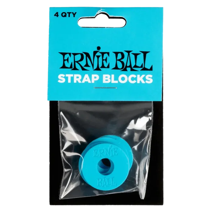Ernie Ball Strap Blocks 4 pcs - Bleu