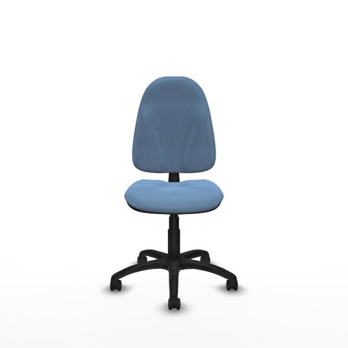PIQUERAS Y CRESPO Chaise de bureau Algarra bleu ciel sans accoudoirs