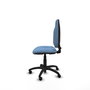 PIQUERAS Y CRESPO Chaise de bureau Algarra bleu ciel sans accoudoirs