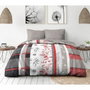 Home Linge Passion Parure de couette SHIZUOKA Bleu Blanc Rouge 240 x 260 cm
