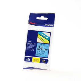 Brother TZE-551 / TZE551 Ruban pour imprimante d'étiquettes - Noir sur fond bleu - Ruban de rechange