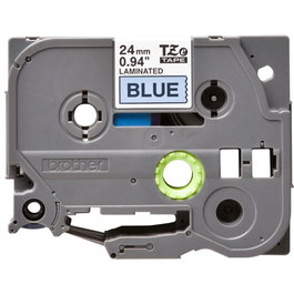 Brother TZe-551 Carte Laminée 24 mm x 8 m Bleu pour Étiquettes P-touch