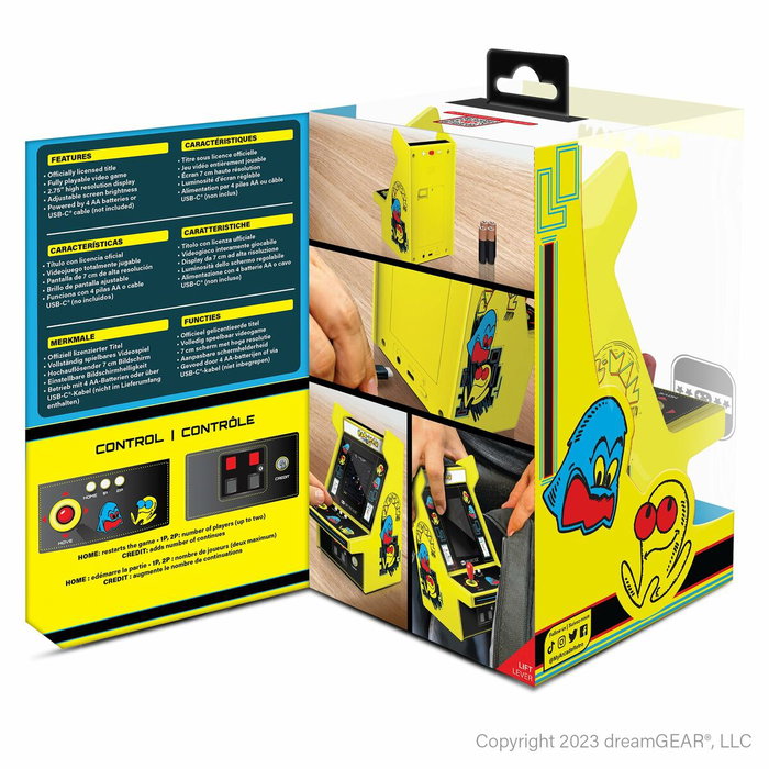 My Arcade Micro Player PRO Pac-Man - Console de jeu portable Jaune