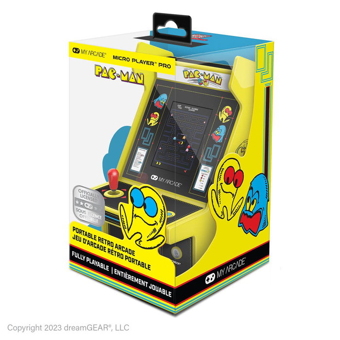 My Arcade Micro Player PRO Pac-Man - Console de jeu portable Jaune
