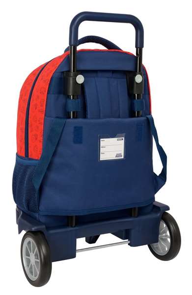 Safta Super Mario 'Trick' Sac à dos grand à roulettes compact extensible 33 x 45 x 22 cm