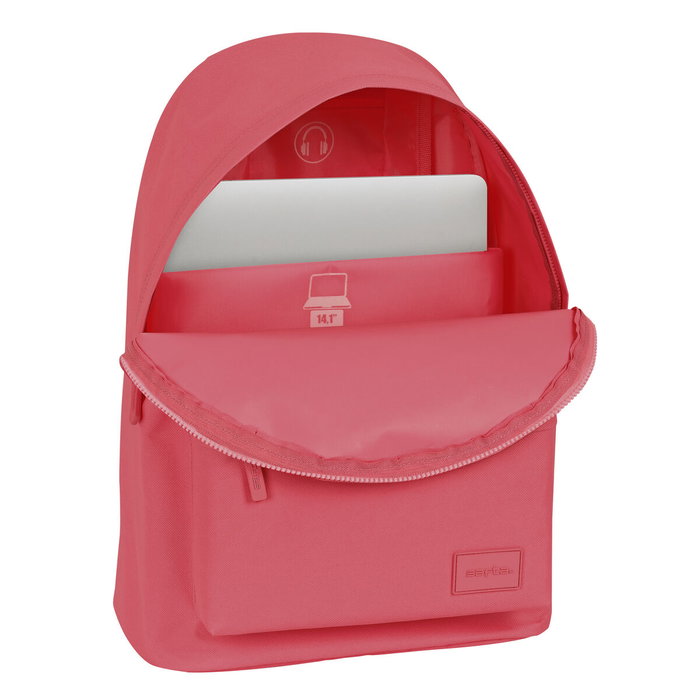 Safta Cartable Marsala Bordeaux pour Ordinateur Portable 14,1 pouces