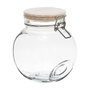 Cook Concept Bocal en cristal 1,7 L avec couvercle en bois