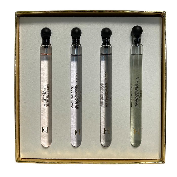 Carolina Herrera Coffret Parfum Femme 4 parfums: Orange Affair, Bergamot Bloom, Vetiver Paradise, Rose Cruise - Eau de Parfum 4 ml chacun Carolina Herrera Coffret Parfum Femme 4 parfums: Orange Affair, Bergamot Bloom, Vetiver Paradise, Rose Cruise - Eau de Parfum 4 ml chacun