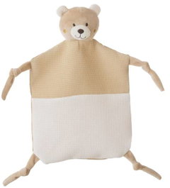 Creaciones Llopis Dou-dou - Ours beige avec pattes - Peluche doudou de 30 cm