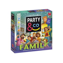 Diset - Juego Party & Co. Family - Jeu de plateau familial en espagnol - Pour adultes et enfants - 2 niveaux de difficulté - 3 joueurs