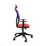 Piqueras y Crespo Chaise de Bureau Motilla Orange Foncé et Bleu