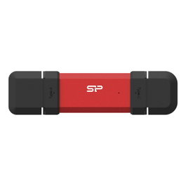 Silicon Power DS72 250 Go USB Type-A et Type-C Rouge