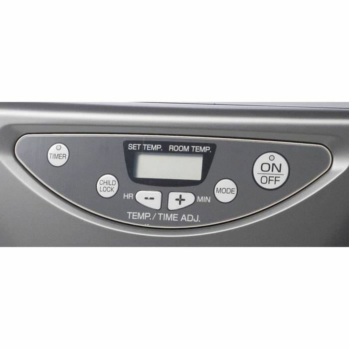 Inverter Poêle à pétrole électronique 3018 - 3000W - Acier noir