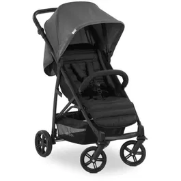 Hauck Rapid 4 Poussette compacte 4 roues, dossier inclinable, panier XL, pliage une main, pour enfant jusqu'à 25 kg - Gris